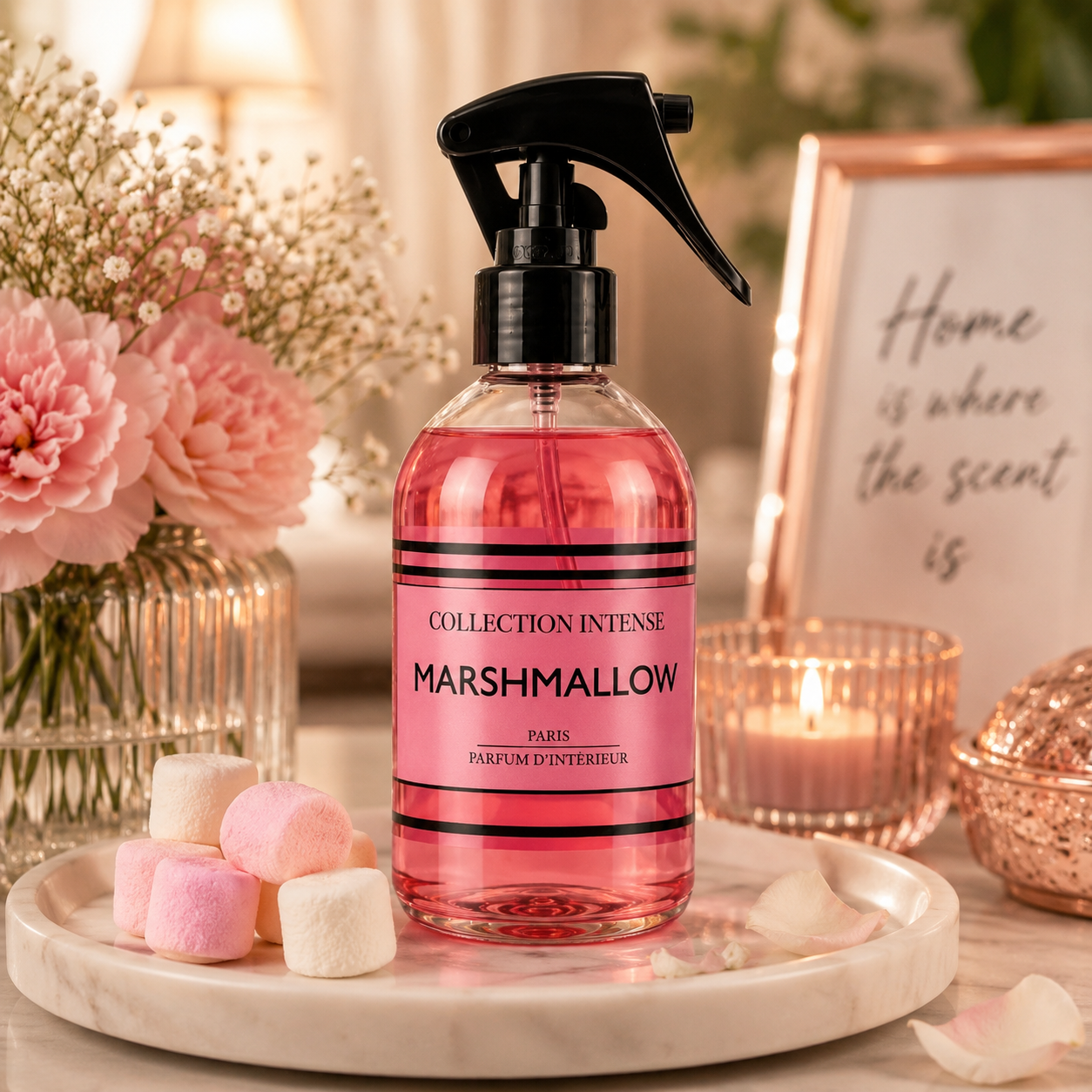Parfum d'intérieur Marshmallow 250ml - Collection Intense