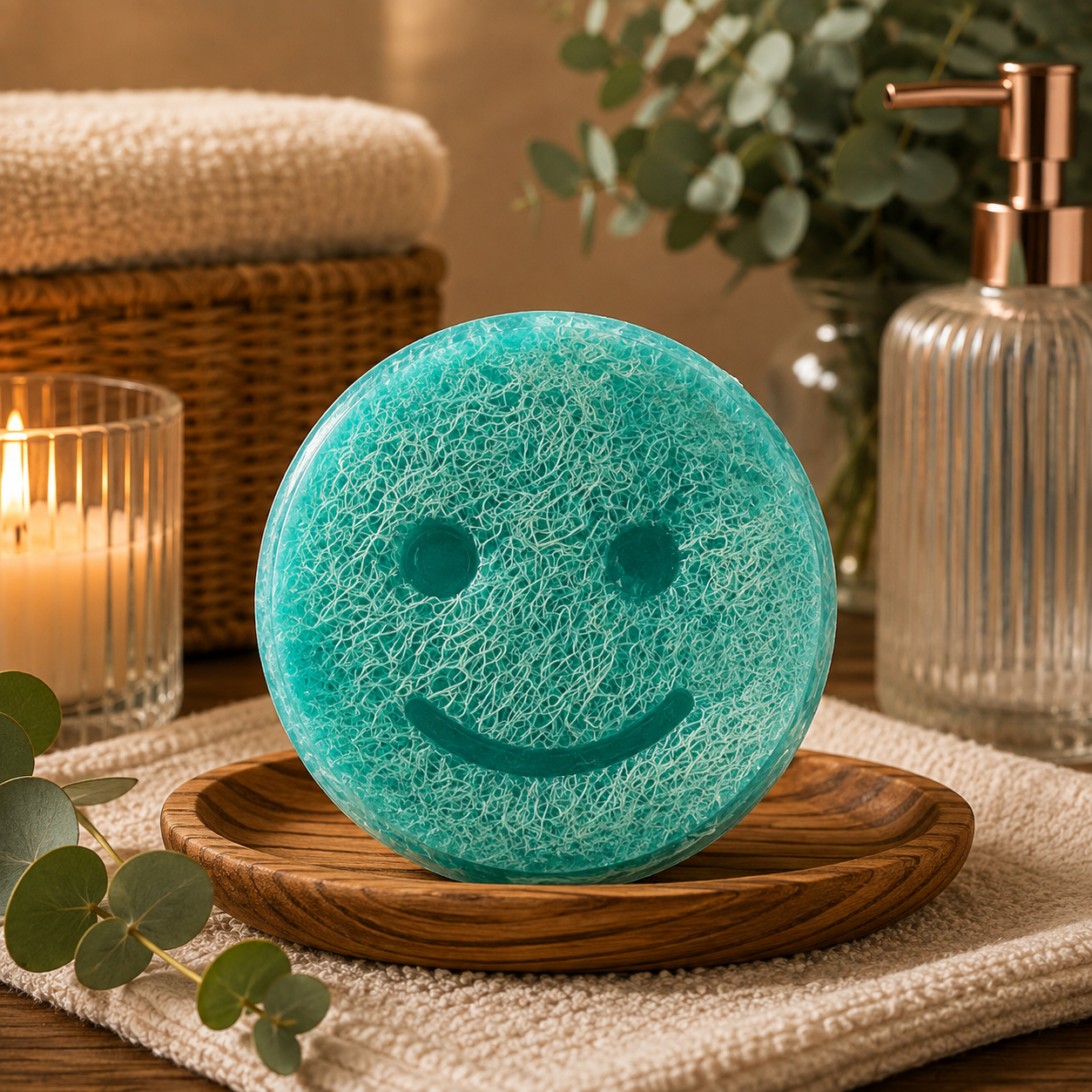💙 Savon Gommant Happy – Framboise & Grenade ❤️✨