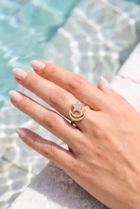 Bague Étoile & Lune ✨🌙