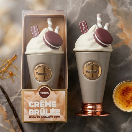 (Precommande) Collection “YUMMY! Body Mist” – CRÈME BRÛLÉE (inspiration Bianco Latte) 200ml