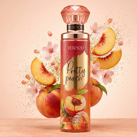(Précommande) Brume Parfumée à La Pêche – VERI YOU – Votre Sillage Signature (250ml)