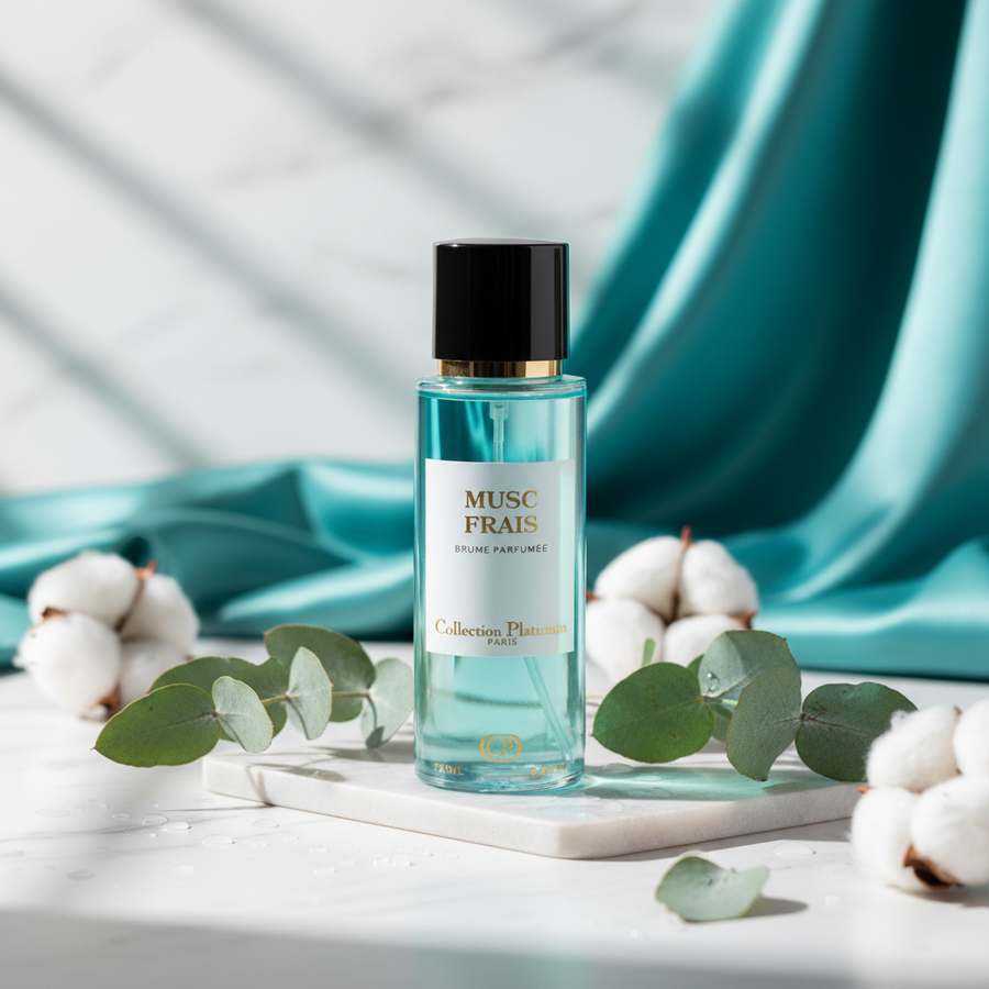 (Précommande) Brume Parfumee Musc Frais 250 - Collection Platinium Paris