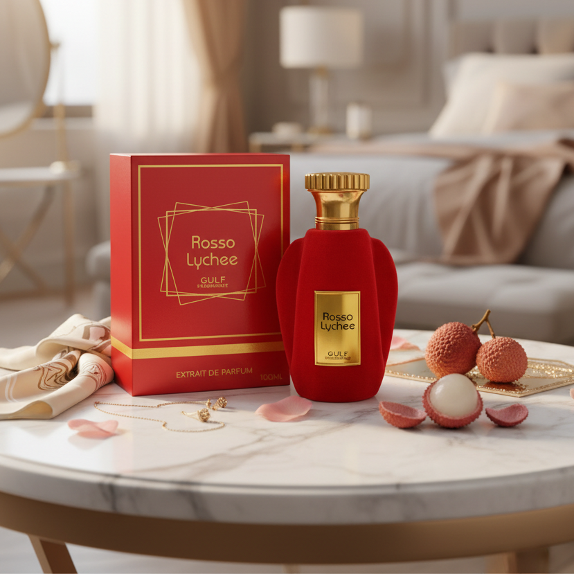 (Précommande) Extrait de Parfum Rosso Lychee 100 ml - Gulf Fragrance