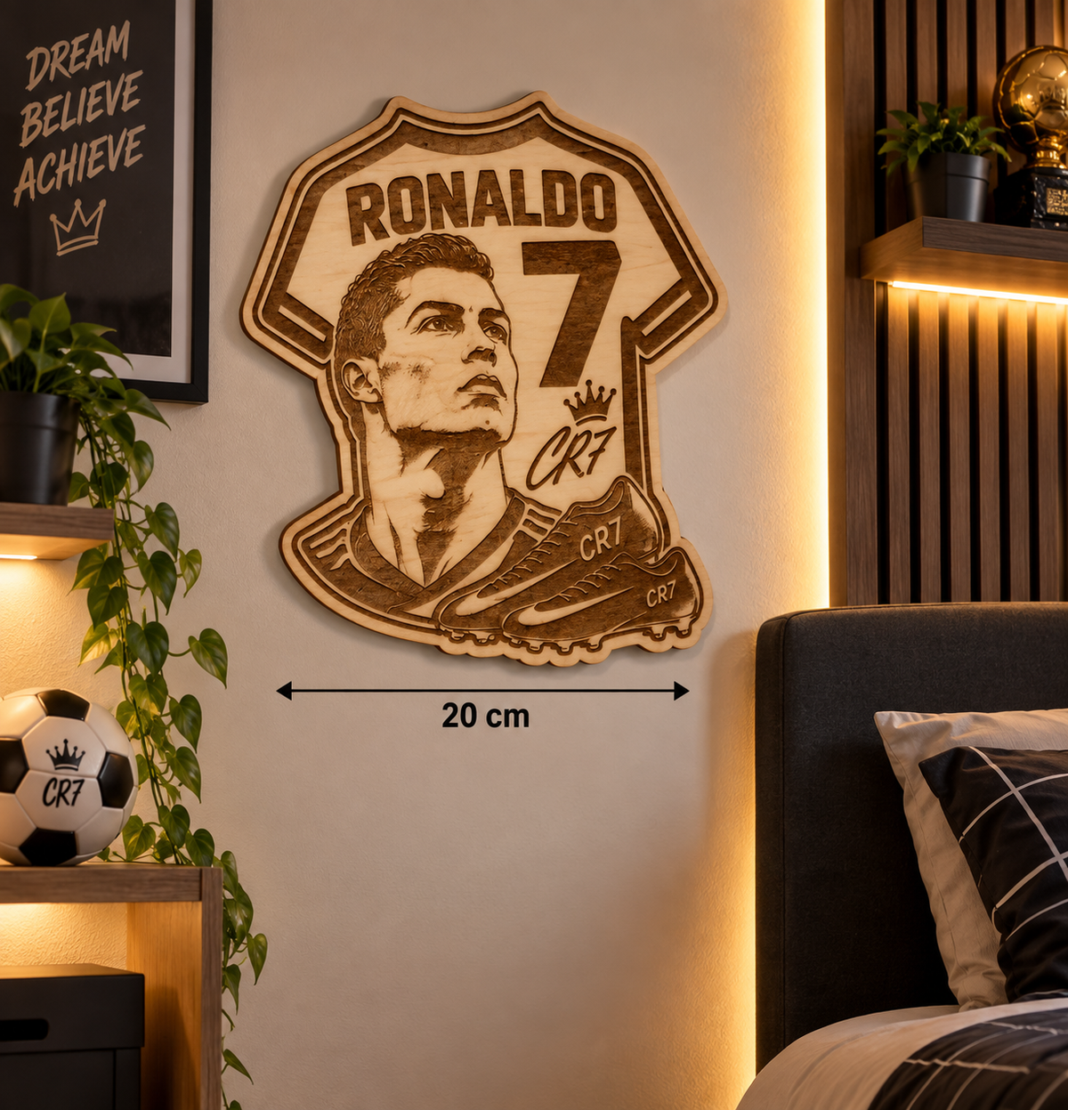 Décoration murale personnalisée en bois