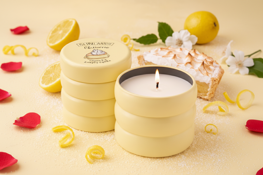 🍋 Bougie parfumée Lemon Pie – The Fruit Company