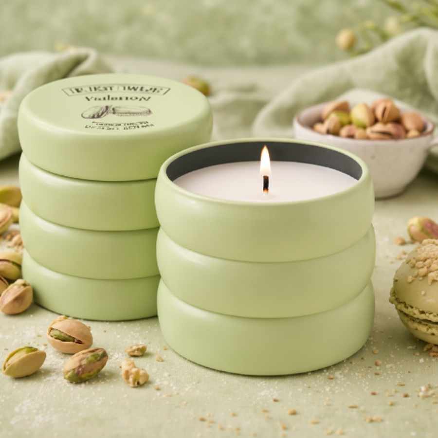 💚 Bougie parfumée Pistachio Macaron – The Fruit Company