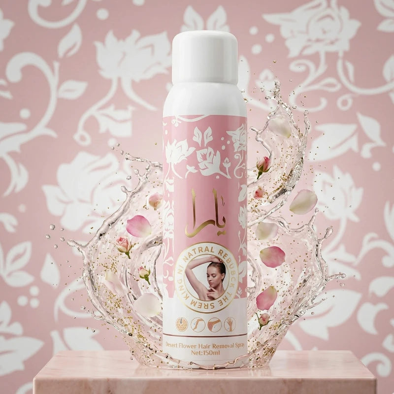 Spray Dépilatoire "Desert Flower" – Douceur Infinie (150ml) Inspiration Yara