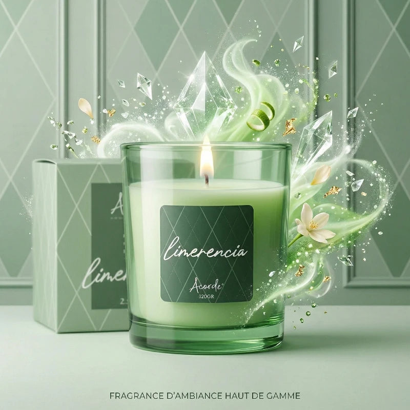 Bougie Parfumée “Lotus” – Acorde (120g)
