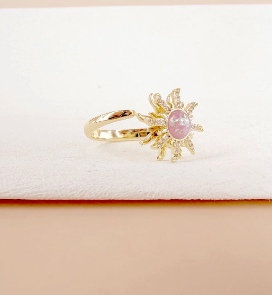 Bague anti stress soleil