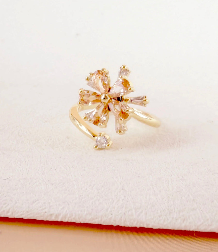 Bague anti stress strass