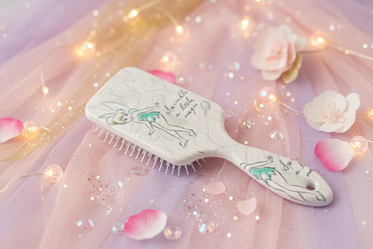 Brosse à cheveux Fée clochette