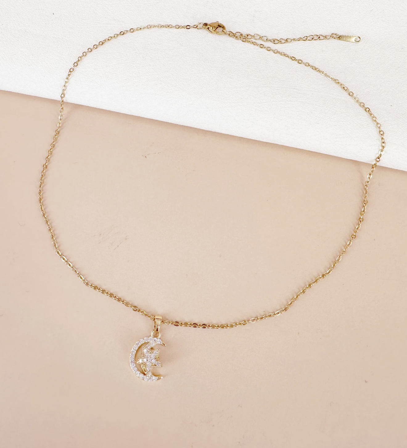 (Précommande) Collier anti stress lune étoile