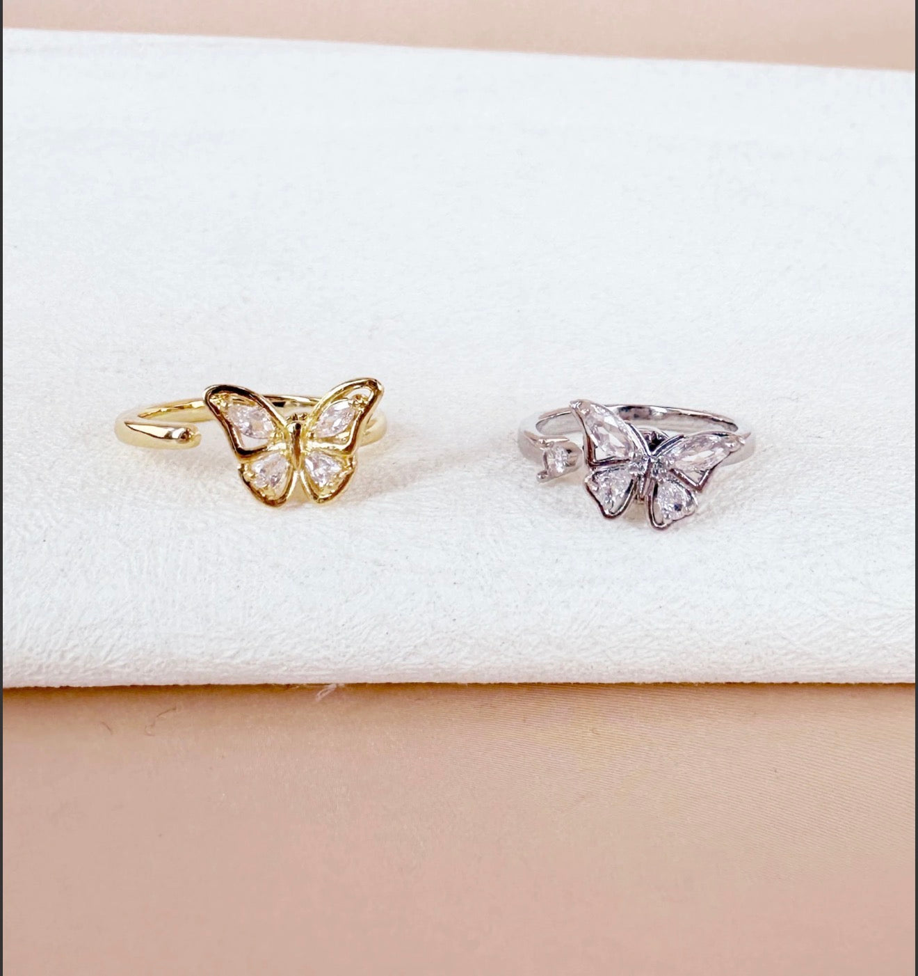 (Précommande) Bague anti stress Papillon