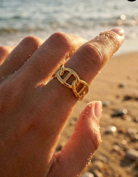 Bague en acier inoxydable ajustable