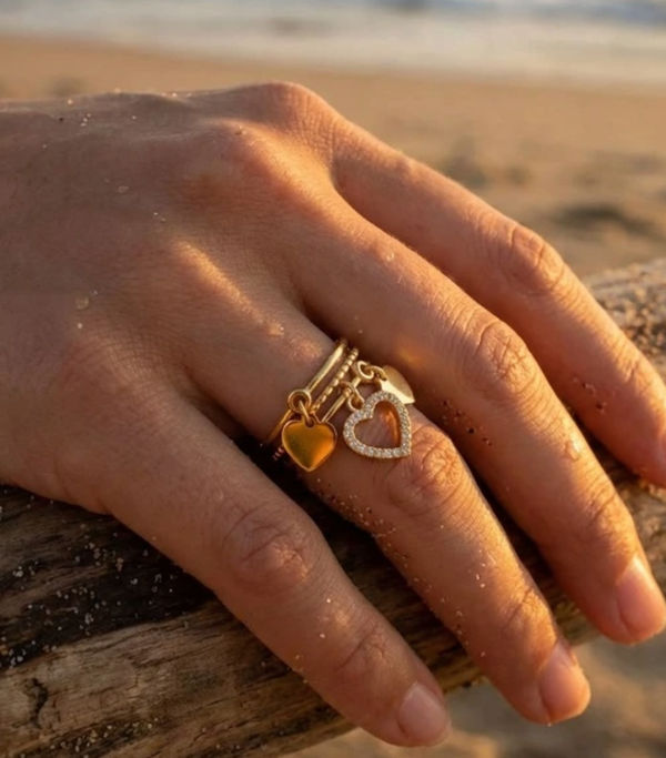 Bague en acier inoxydable ajustable