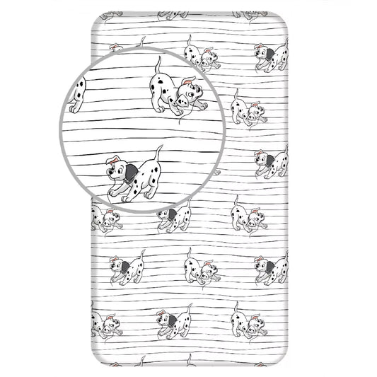 Drap housse 1 personne - Dalmatien
