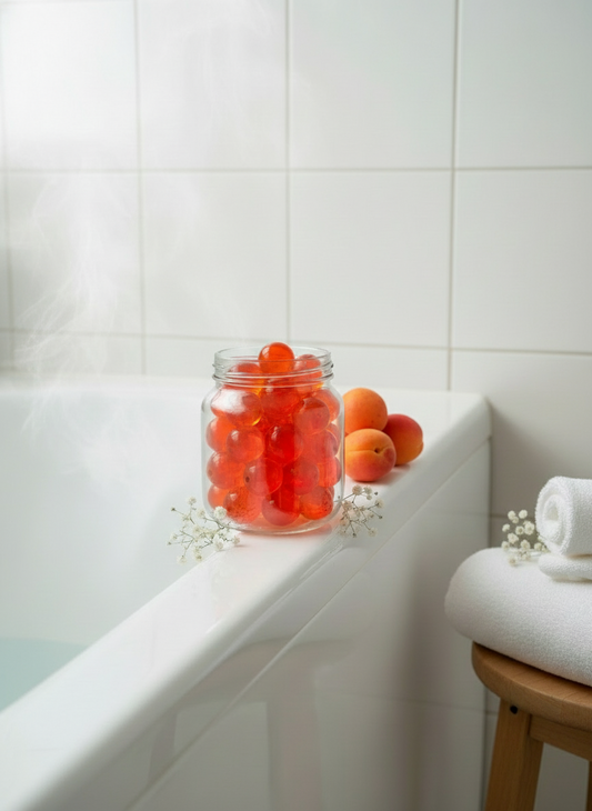 Perle de bain - Abricot