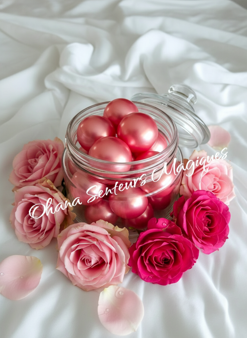 Perle de bain - Rose