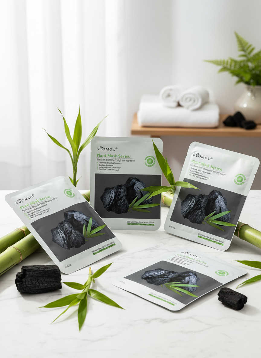 Masque facial - Charbon de bambou