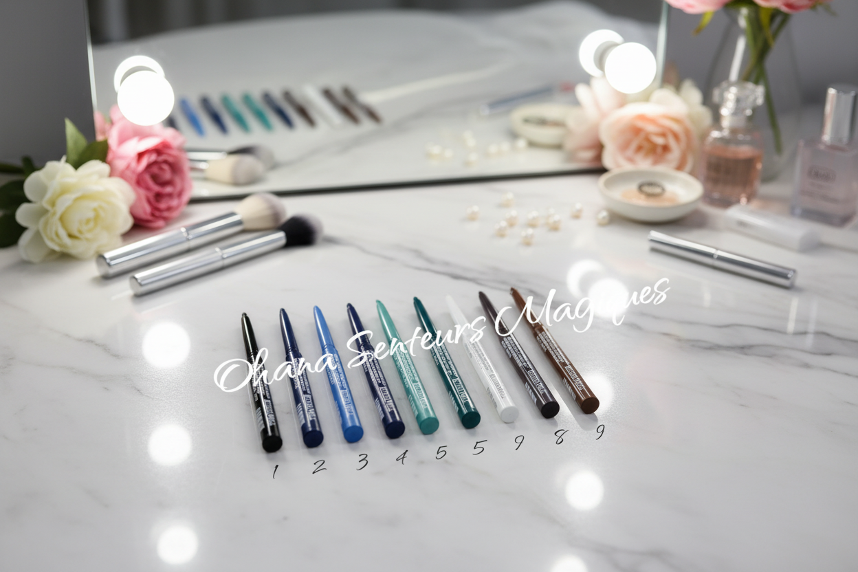 Crayons contours yeux et lèvres