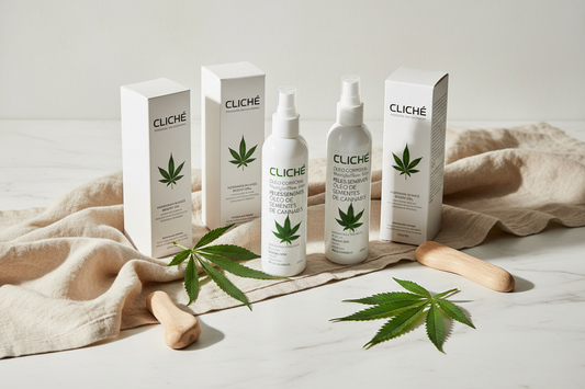 Huile corporelle Cliché - Graines de cannabis