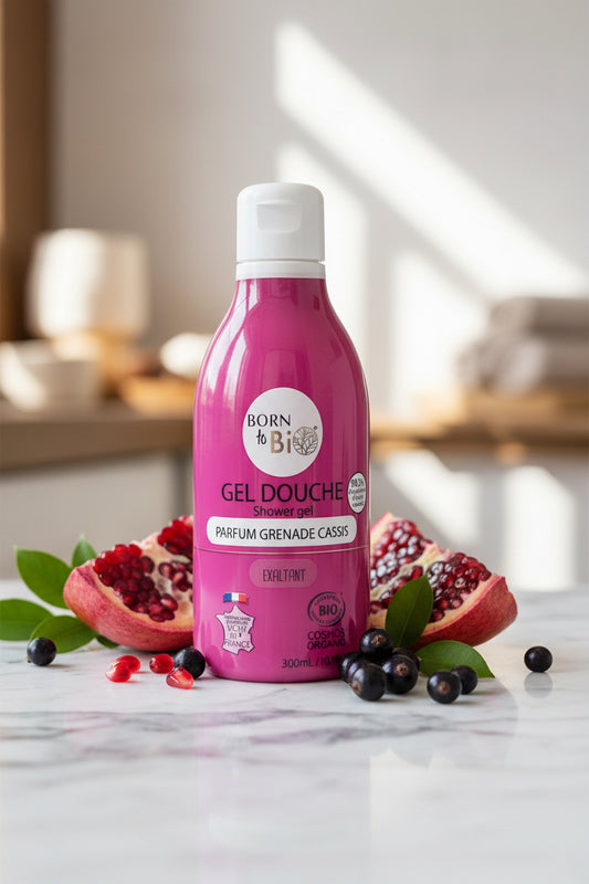 Gel douche Grenade Cassis Certifié Bio - 300mL