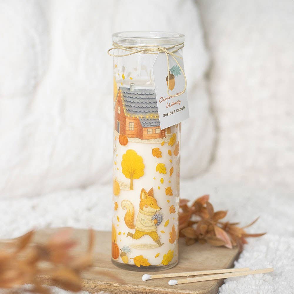 Bougie tube parfumée Cannelle des bois