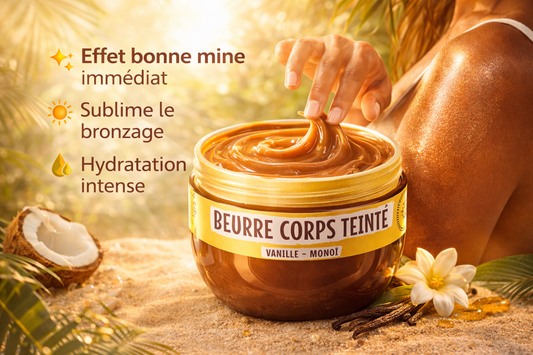 Beurre Corps Teinté Vanille – Monoï (250 ml)