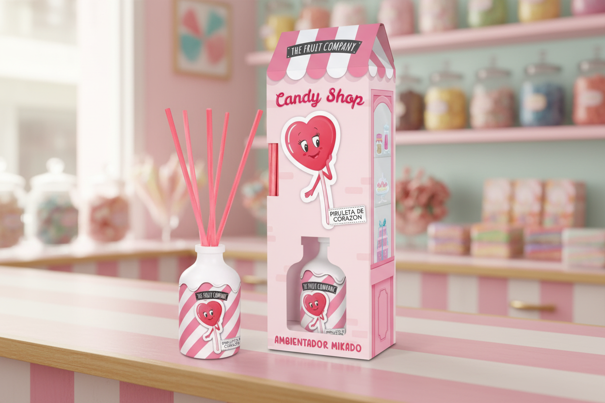 Mikado - Sucette coeur