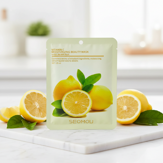 Masque facial à la vitamine C