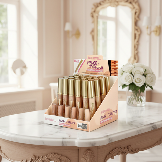 Correcteur de teint et base liquide