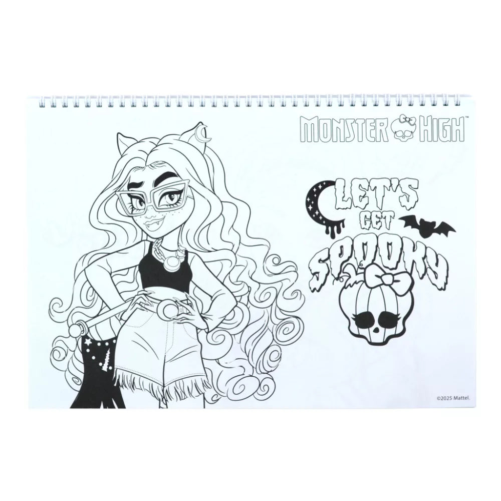 (Précommande) Carnet de croquis à spirale A/4 Monster High