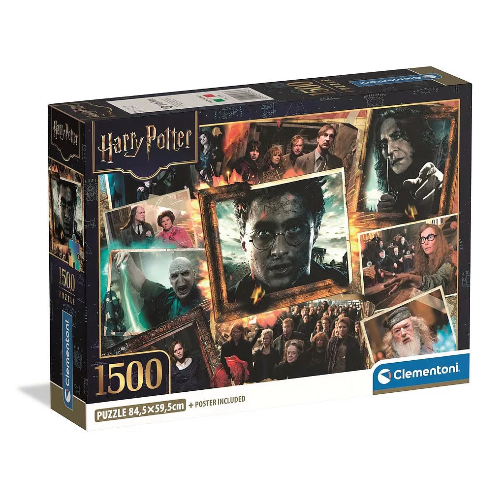 (Précommande) Puzzle compact 1500 pièces Harry Potter + poster inclus Clementoni