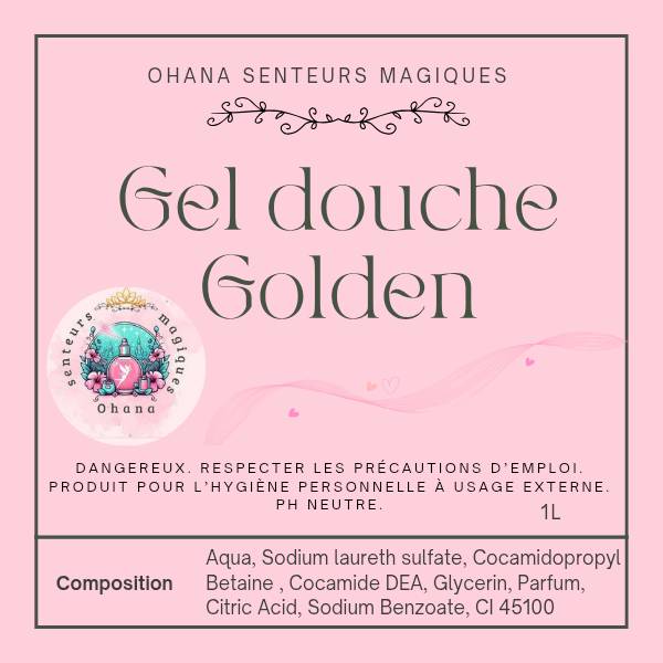 Gel douche de Luxe - Golden 1L