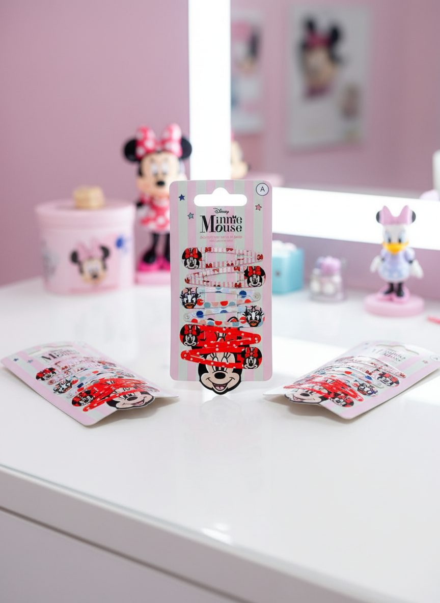 Lot de 6 barrettes  - Minnie