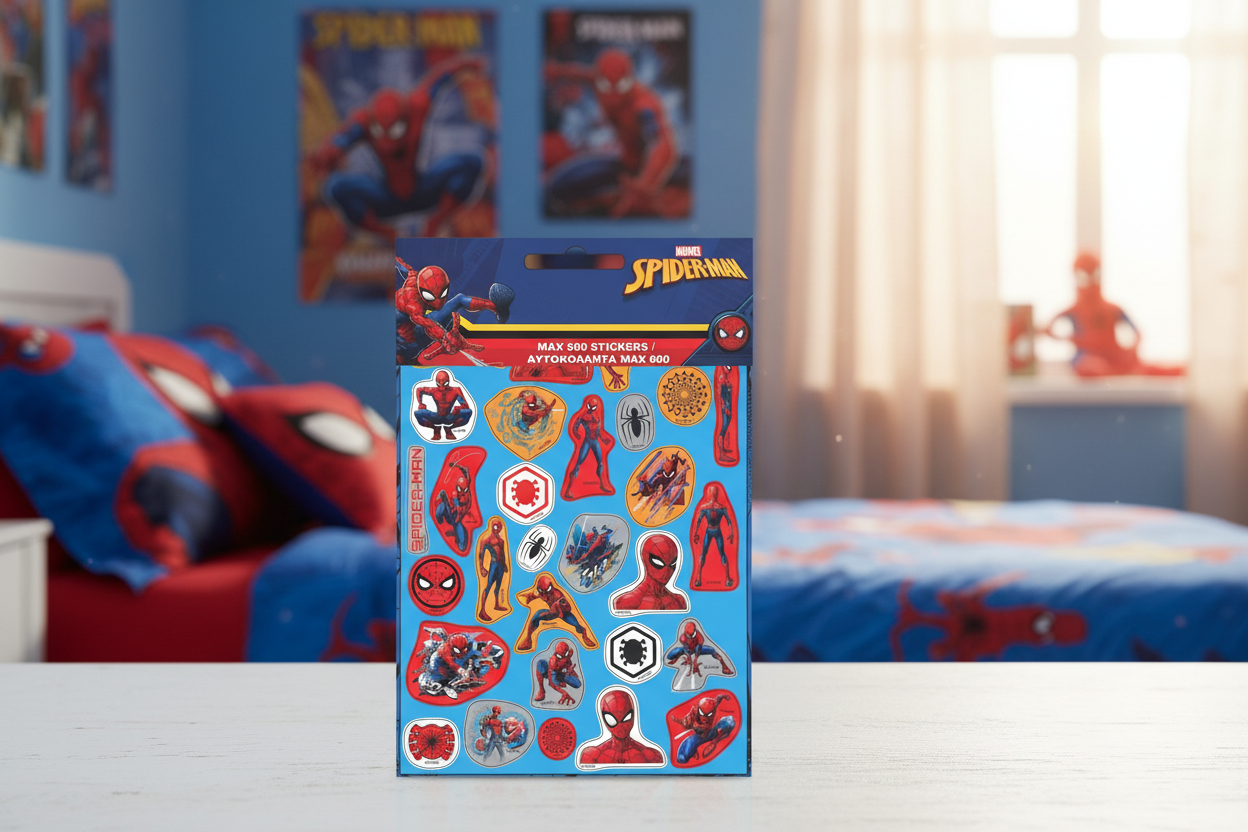 Ensemble de 600 autocollants - Spiderman