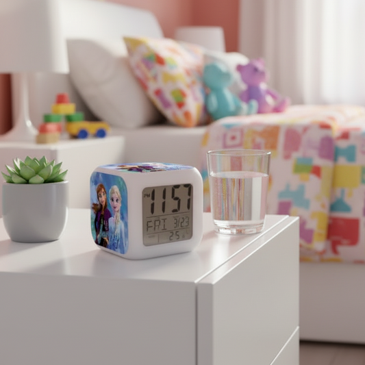 (Précommande) Réveil numérique Reine des neiges