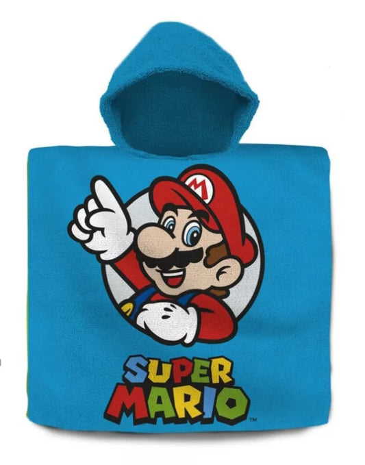 Serviette de plage poncho Super Mario