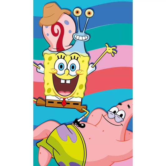 (Précommande) Serviette 30x50cm Bob l’éponge