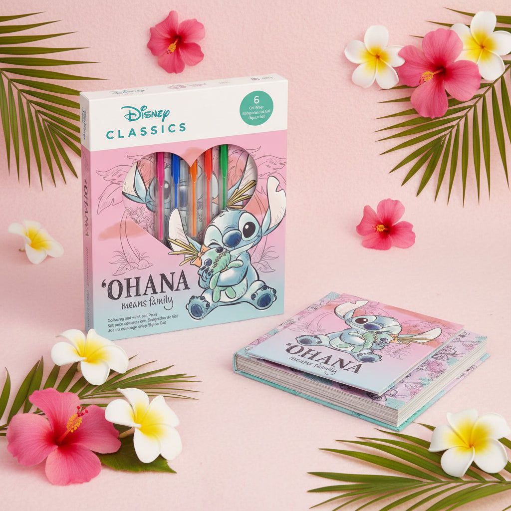 (Précommande) Ensemble de carnets et stylos gel Stitch