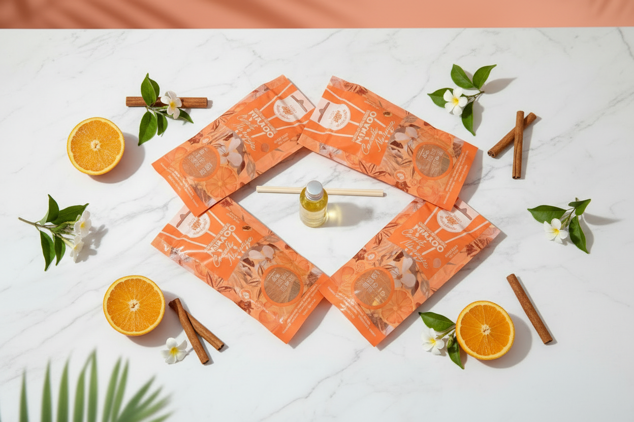 Mikado - Cannelle et orange