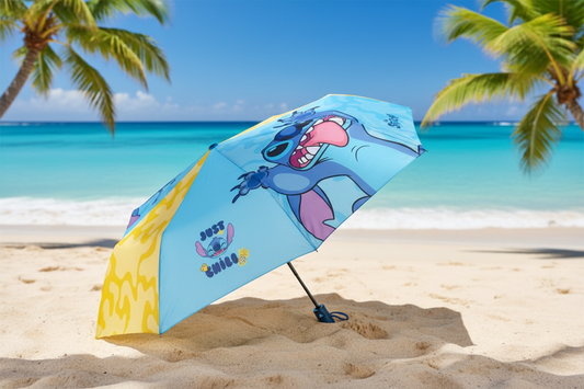 (Précommande)!Parapluie pliant automatique Stitch Disney