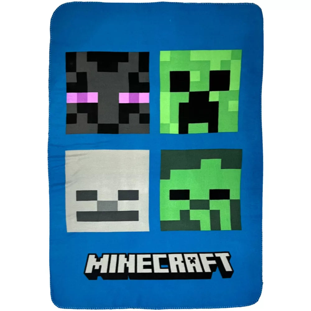 Couverture polaire 100x150cm - Minecraft