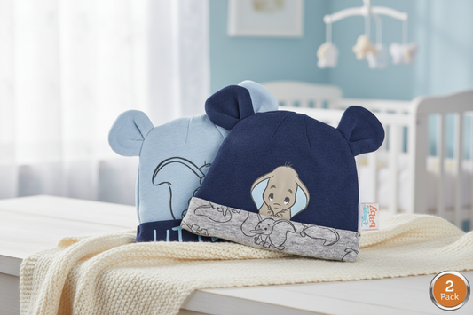 (Précommande) Ensemble bonnet bébé Disney Dumbo 2 pièces 86/92 cm