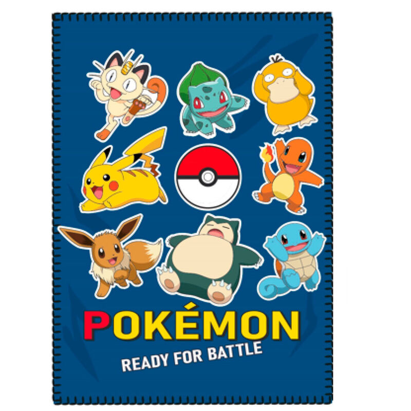 Character World Couverture Polaire Pokémon Officielle Pikachu - Douce Et Chaude Pour Maison Et Soirées