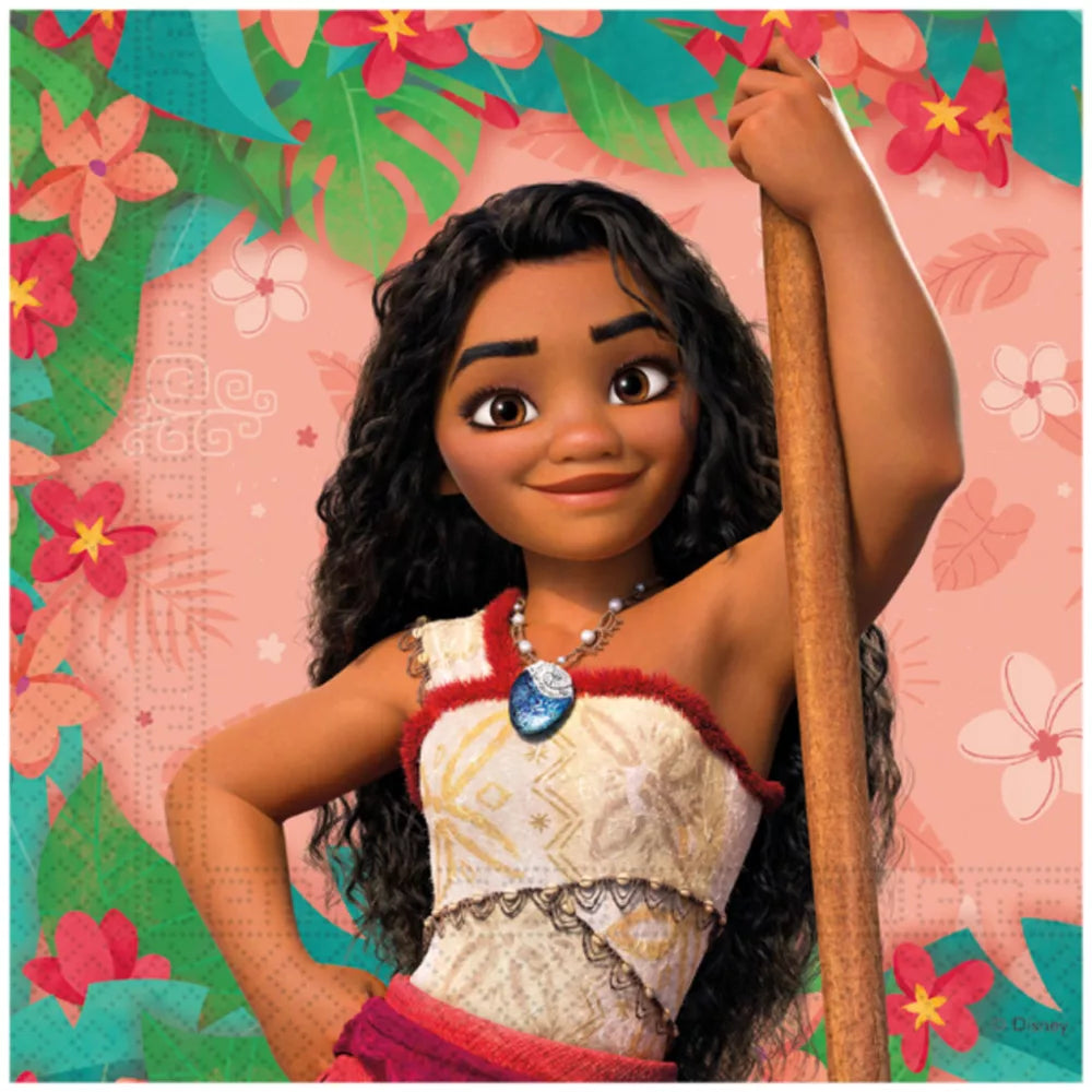 Serviettes en papier Vaïana 20 pièces