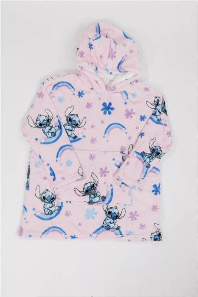 Couverture polaire en peluche Disney Lilo et Stitch 7-14 ans