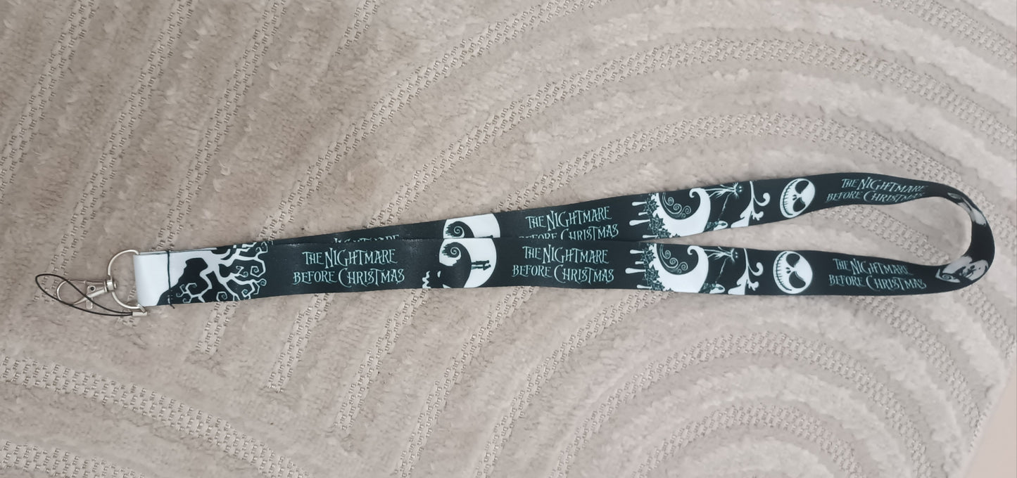 Lanière pour badge ou clés L'étrange Noël de monsieur Jack