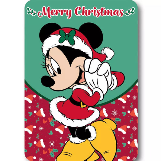 (Précommande) Couverture polaire Minnie Moments de Noël 100x140cm