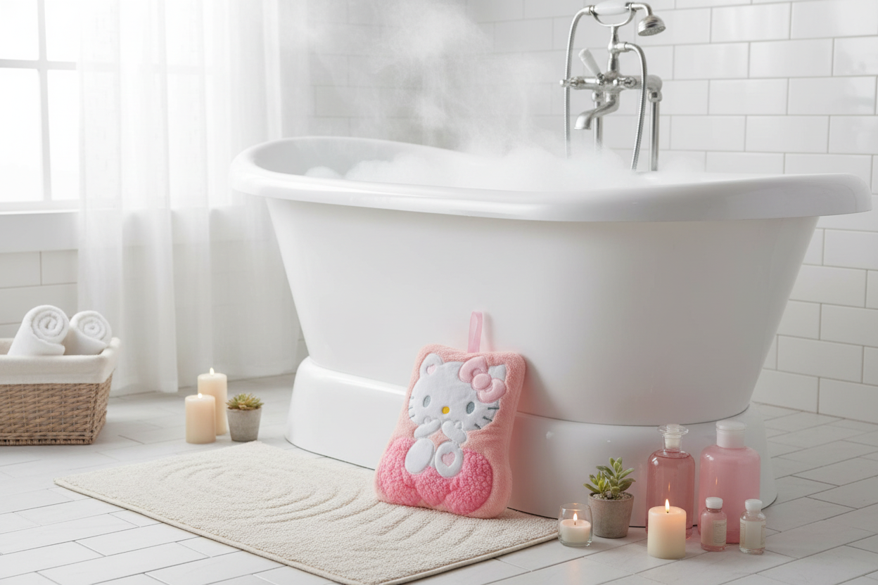 Serviette à mains séchage rapide Hello Kitty